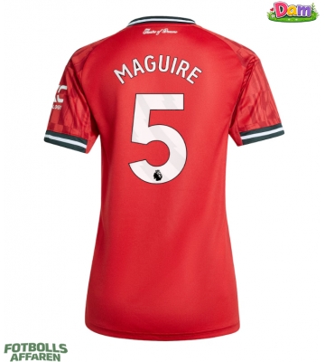 Manchester United Harry Maguire #5 Hemmatröja Kvinnor 2025-26 Kortärmad